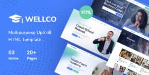Wellco – Life Coach and Online Courses HTML Template