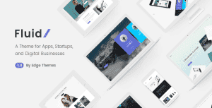 Fluid – Startup and App Landing Page Theme