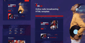 Fmlab – Online Radio Broadcasting HTML Template