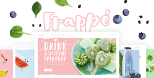 Frappé – Smoothie, Juice Bar and Organic Food Theme