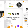 Gainioz – Charity & Donation HTML Template