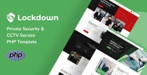 Lockdown – Private Security & CCTV Service PHP Template