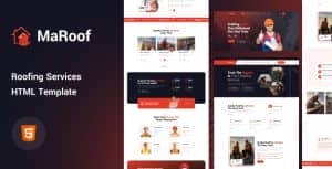 Maroof – Roofing Services HTML Template