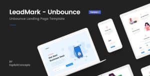 LeadMark – Lead Generation Unbounce Landing Page Template