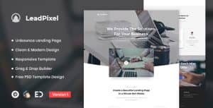LeadPixel – Agency Unbounce Landing Page Template