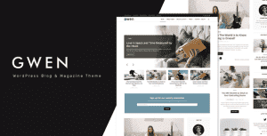 Gwen – Personal Blog WordPress Theme