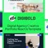 DigiBold – Digital Agency Creative Portfolio React Js Template