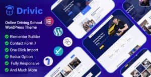 Drivic – Online Driving School Multi-Purpose Elementor WordPress Theme