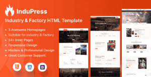 InduPress – Industry & Factory HTML Template