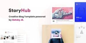 StoryHub – React Gatsby Blog Template