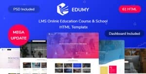 Edumy – LMS Online Education Course & School HTML Template