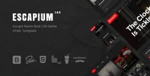 Escapium – Escape Room Game HTML Template