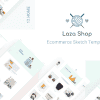 Laza – Mutilpurpose eCommerce Sketch Template