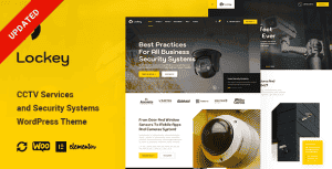 Lockey – CCTV and Security Systems WordPress Theme