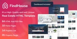 FindHouse – Real Estate HTML Template