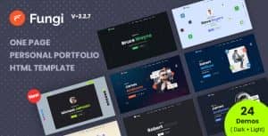 Fungi – Personal Portfolio Html Template