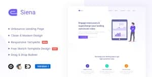Siena – Marketing Unbounce Landing Page Template
