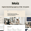 Moiz – Digital Marketing Agency HTML Template