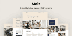 Moiz – Digital Marketing Agency HTML Template