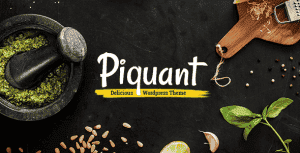 Piquant – Restaurant, Bar & Café Theme
