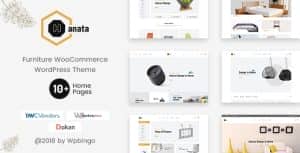 Hanata – Marketplace WooCommerce Furniture WordPress Theme