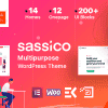 Sassico – Saas Startup Multipurpose WordPress Theme