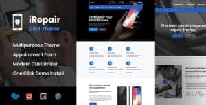 iRepair – Car Repair WordPress Theme