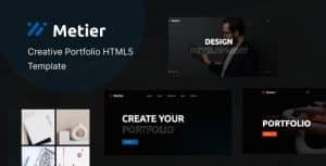 Metier – Personal Portfolio HTML Template