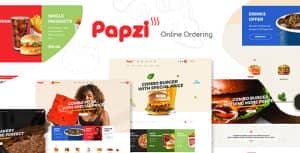 Papzi – Fast Food Restaurant WooCommerce WordPress Theme