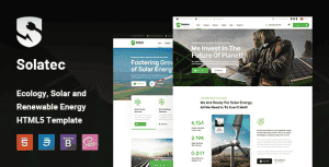 Solatec – Ecology & Solar Energy HTML5 Template