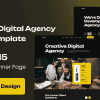 Vorix – Creative Digital Agency Figma Template