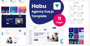 Habu – Agency Vuejs Template