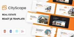 Real Estate React Js Template Multipurpose – CityScape