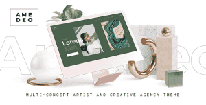 Amedeo – Multi-concept Artist and Creative Agency Theme