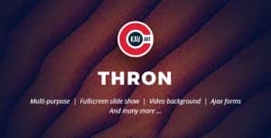 Thron – Creative One Page Template