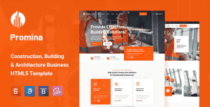 Promina – Construction and Building HTML5 Template
