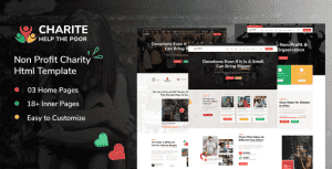 Charite – Non-Profit Charity HTML Template