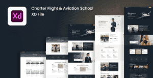 Flynext – Private Jet Aviation XD Template