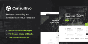 Consultivo – Business Consulting and Investments HTML5 Template