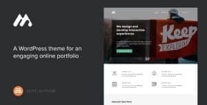 Meth – A Minimal One Page Portfolio Theme