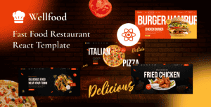 Wellfood – Fast Food & Restaurant React Next js Template