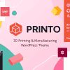 Printo – 3D Printing & Manufacturing WordPress Theme