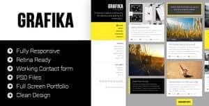 Grafika – Photography & Blog HTML Template