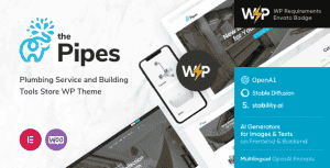 The Pipes – Plumber and Builder WordPress Theme