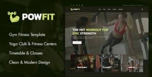 PowFit – Gym Fitness Joomla 5 Template