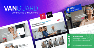 Vanguard – Consulting & Insurance WordPress Theme