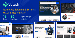 Vatech – Technology Solutions & Business NextJS React Template