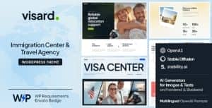 Visard – Immigration Visa Center & Travel Agency WordPress Theme