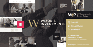 Wizor’s | Investments & Business WordPress Theme