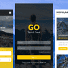 Go – Tours & Travel Mobile Template